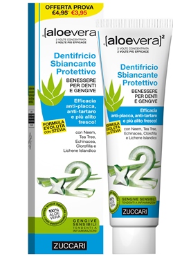 ALOEVERA2 DENTIFRICIO SBIANCANTE PROTETTIVO 100ML