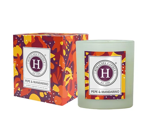 HIMALAYA CANDLE PEPE E MANDARINO 200G