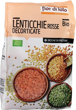 LENTICCHIE PICCOLE ROSSE DECORTICATE BIO 400G