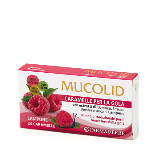 MUCOLID BRONC LUMACA & LAMPONE 24CARAMELLE