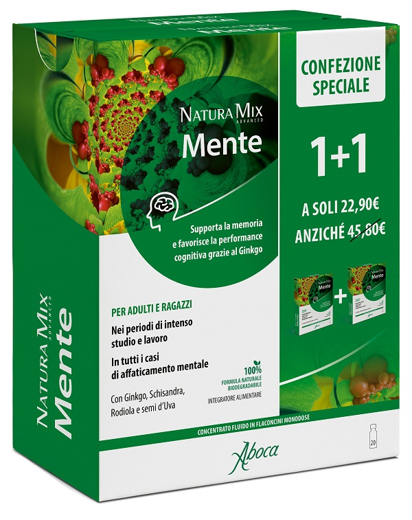 NATURA MIX ADVANCED MENTE 10+10FLAC CONFEZIONE SPECIALE