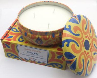 COLORS CANDELA MAIOLICHE CITRONELLA YELLOW 400G