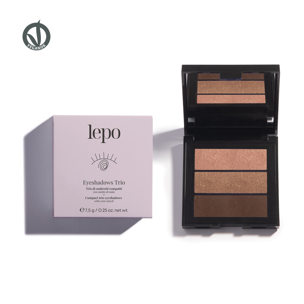 LEPO EYESHADOWS TRIO 01 MARRONE DORATO