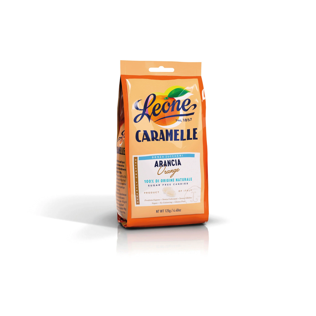 CARAMELLE ARANCIA SENZA ZUCCHERI 125G