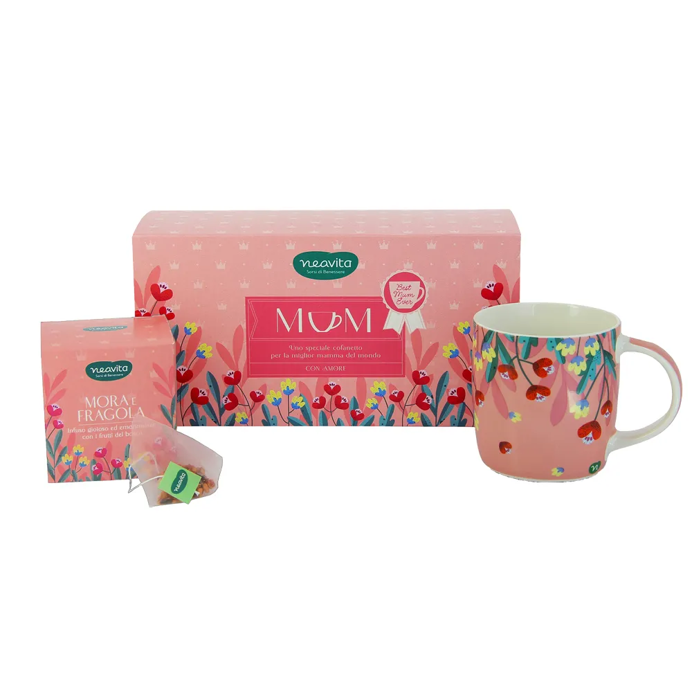 NEAVITA KIT MAMMA INFUSO MORA E FRAGOLA + MUG