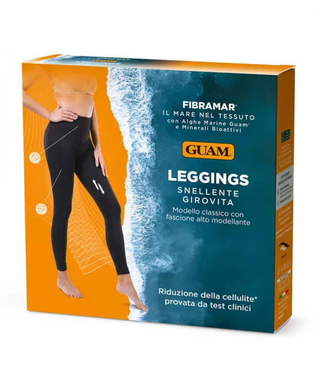 GUAM LEGGINGS CLASSICO SNELLENTE GIROVITA NERO S/M