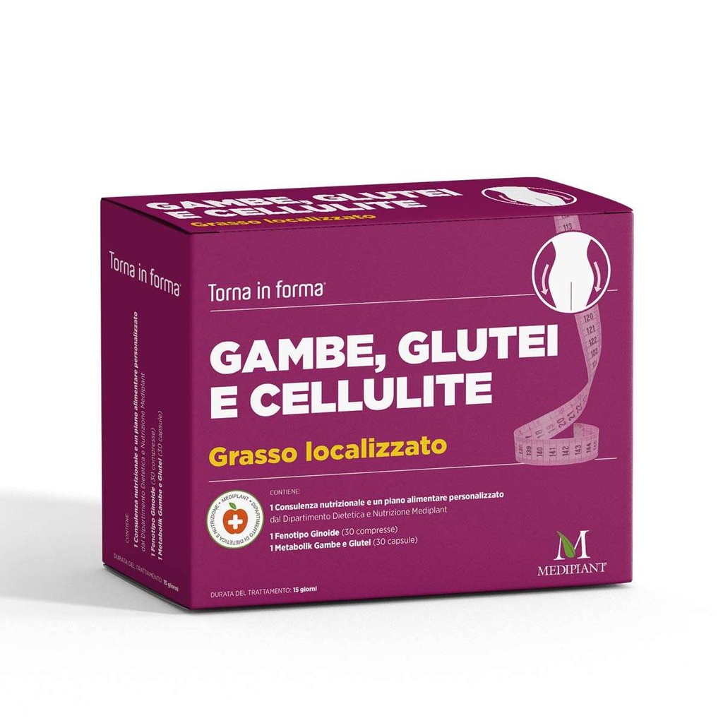 GAMBE, GLUTEI E CELLULITE GRASSO LOCALIZZATO 1 Metabolik Gambe e Glutei + 1 Fenotipo Ginoide