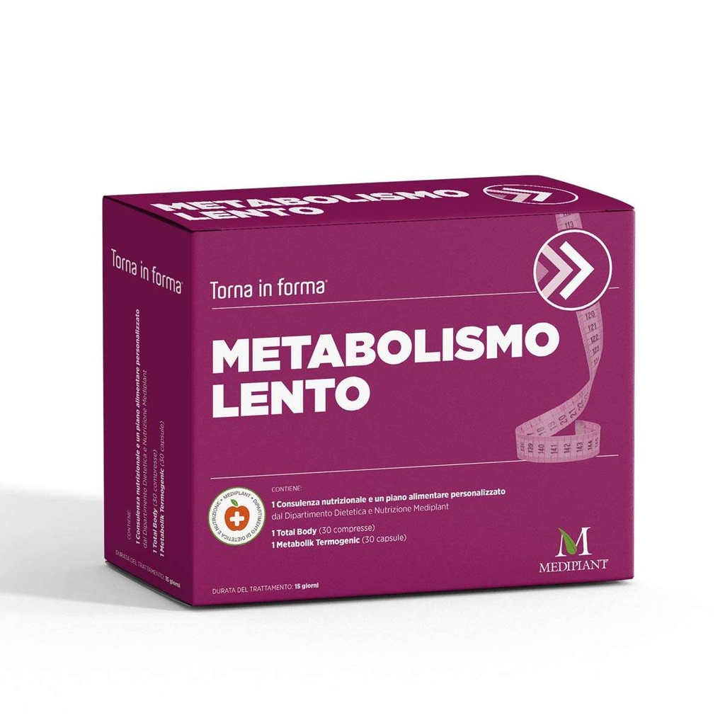 METABOLISMO LENTO 1 Metabolik Termogenic + 1 Total Body