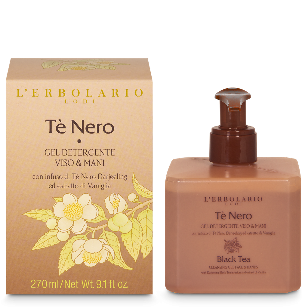 Tè Nero Gel Detergente Viso & Mani 270 ml