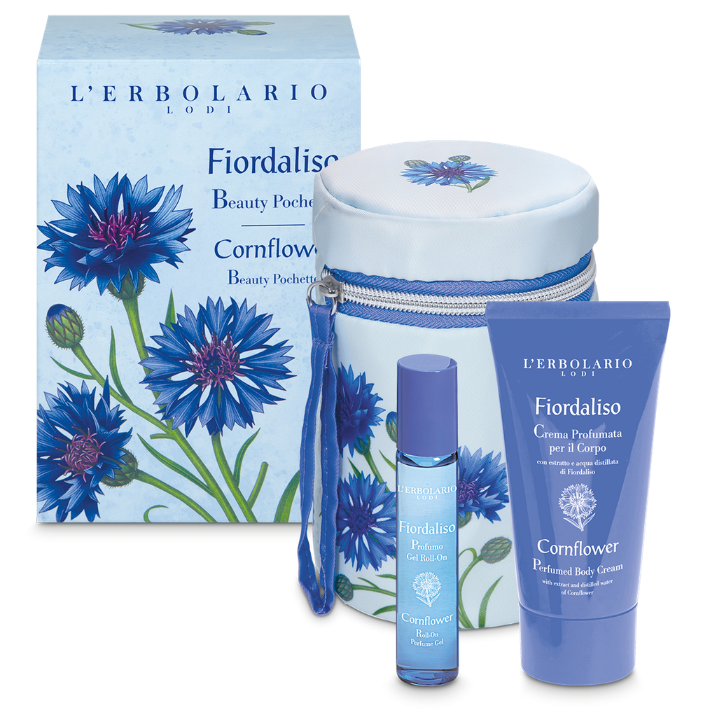 Fiordaliso Beauty Pochette: Profumo Roll On Gel 15 ml e Crema Profumata per il Corpo 75 ml