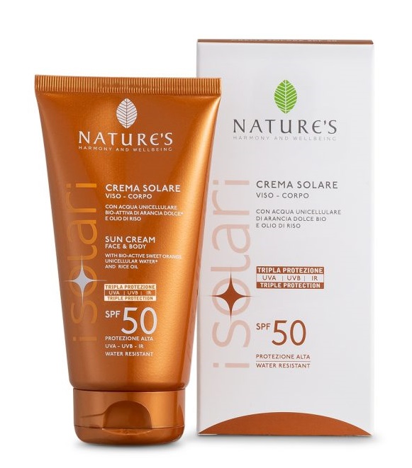 SOLARI NATURE'S CREMA SOLARE VISO E CORPO SPF50 150ML