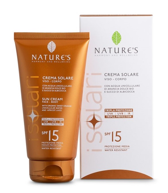 SOLARI NATURE'S CREMA SOLARE VISO E CORPO SPF15 150ML