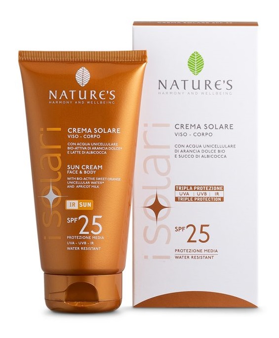 SOLARI NATURE'S CREMA SOLARE VISO E CORPO SPF25 150ML