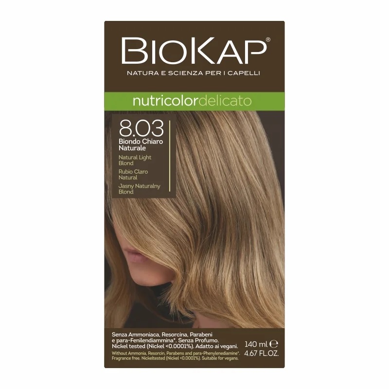 BioKap Nutricolor Delicato 8,03 Biondo Chiaro Naturale