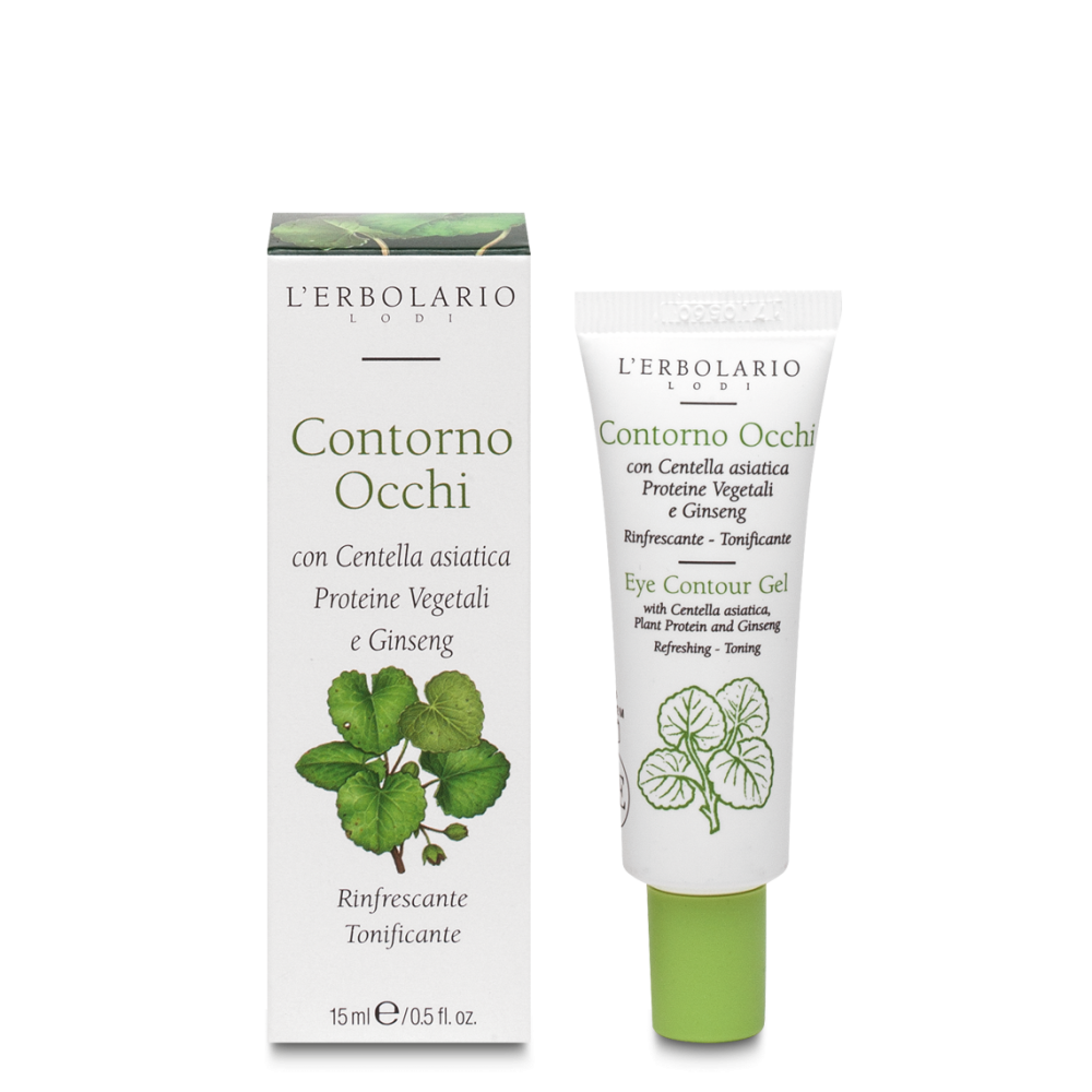 Contorno occhi con Centella asiatica, Proteine Vegetali e Ginseng 15 ml