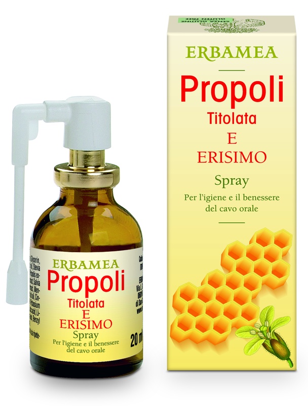 PROPOLI E ERISIMO TITOLATA SPRAY GOLA 20ML