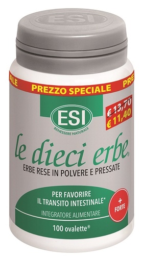 [984872770] ESI LE DIECI ERBE PIÙ FORTE 100TAVOLETTE PREZZO SPECIALE