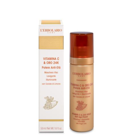 [986106336] Vitamina C & Oro 24K Maschera Viso 50 ml
