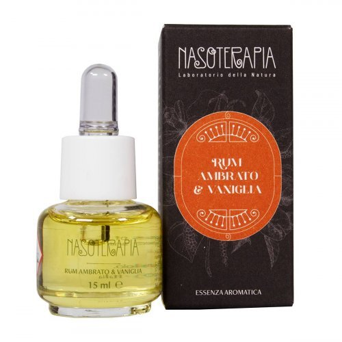 [987248364] ESSENZA AROMATICA RUM AMBRATO E VANIGLIA 15ML