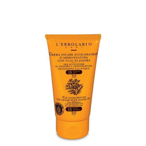 [988146890] Crema acceleratrice d'abbronzatura con Olio di Jojoba SPF15 75 ml