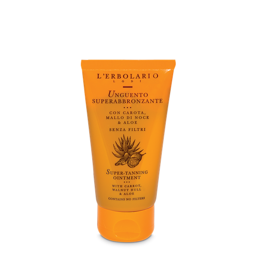 [988146902] Unguento superabbronzante con Carota, Mallo di Noce & Aloe - senza filtri 75 ml