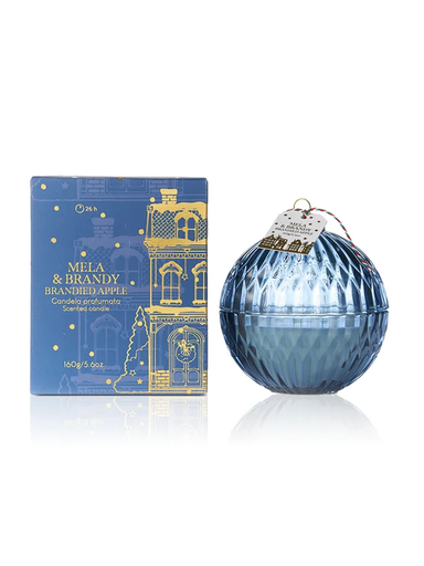 [988655130] HIMALAYA CANDLE CHRISTMAS BALL BRANDIED APPLE MELA E BRANDY 160G