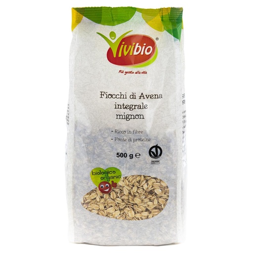 [989258001] VIVIBIO FIOCCHI AVENA INTEGRALE MIGNON 500G