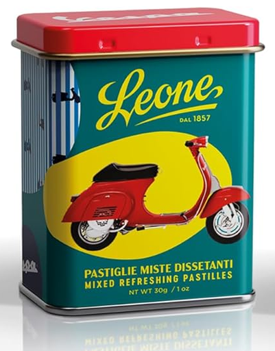 [989006794] PASTIGLIE LEONE VESPA 50S ROSSA MISTE DISSETANTI 30G