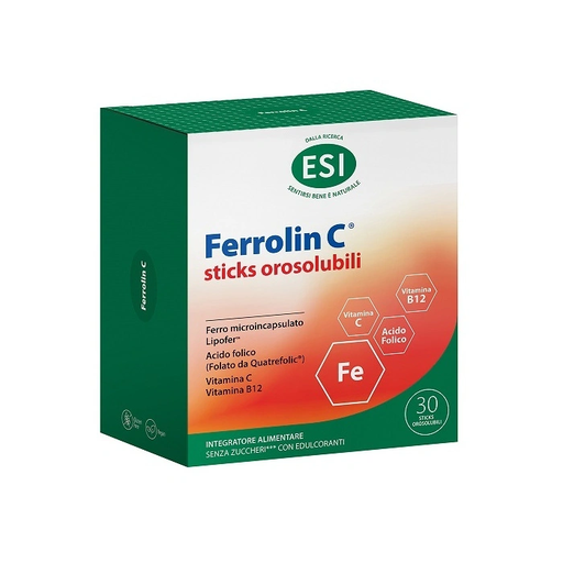 [950984880] ESI FERROLIN C 30STICKS OROSOLUBILI