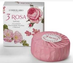 [931376127] 3 Rosa Sapone Profumato 100 g