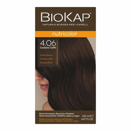 [935057240] BioKap Nutricolor 4,06 Castano Caffè