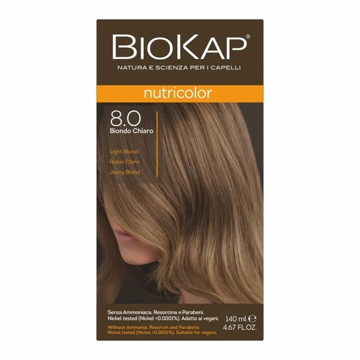 [935057428] BioKap Nutricolor 8,0 Biondo Chiaro