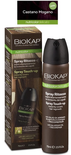 [940472259] BioKap Nutricolor Delicato Spray Ritocco Castano Mogano