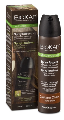 [935848491] BioKap Nutricolor Delicato Spray Ritocco Castano Chiaro