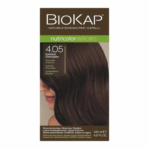 [935682361] BioKap Nutricolor Delicato 4,05 Castano Cioccolato