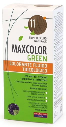 [983280506] MaxColor Green 11 Biondo Scuro Naturale