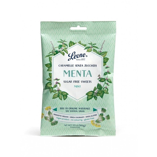 [981935556] CARAMELLE MENTA SENZA ZUCCHERI 100G