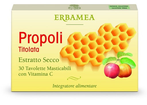 [982752368] PROPOLI TITOLATA 30TAVOLETTE MASTICABILI